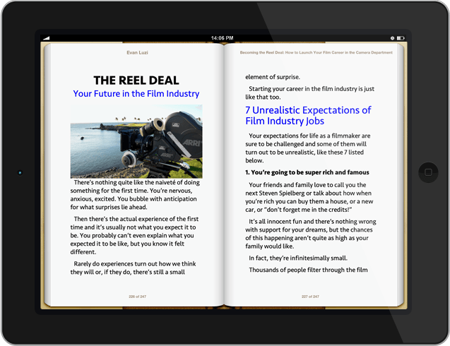 Becoming the Reel Deal iPad Preview 1